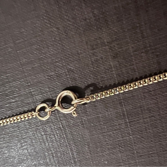 Solid 9K Gold Curb Chain 16” - Picture 2 of 7